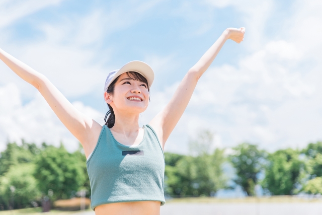 健康的な女性